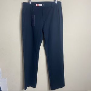 Ministry of Supply Aviator Pants Mens Size 36X 35 Black 4-way Stretcher Fabric